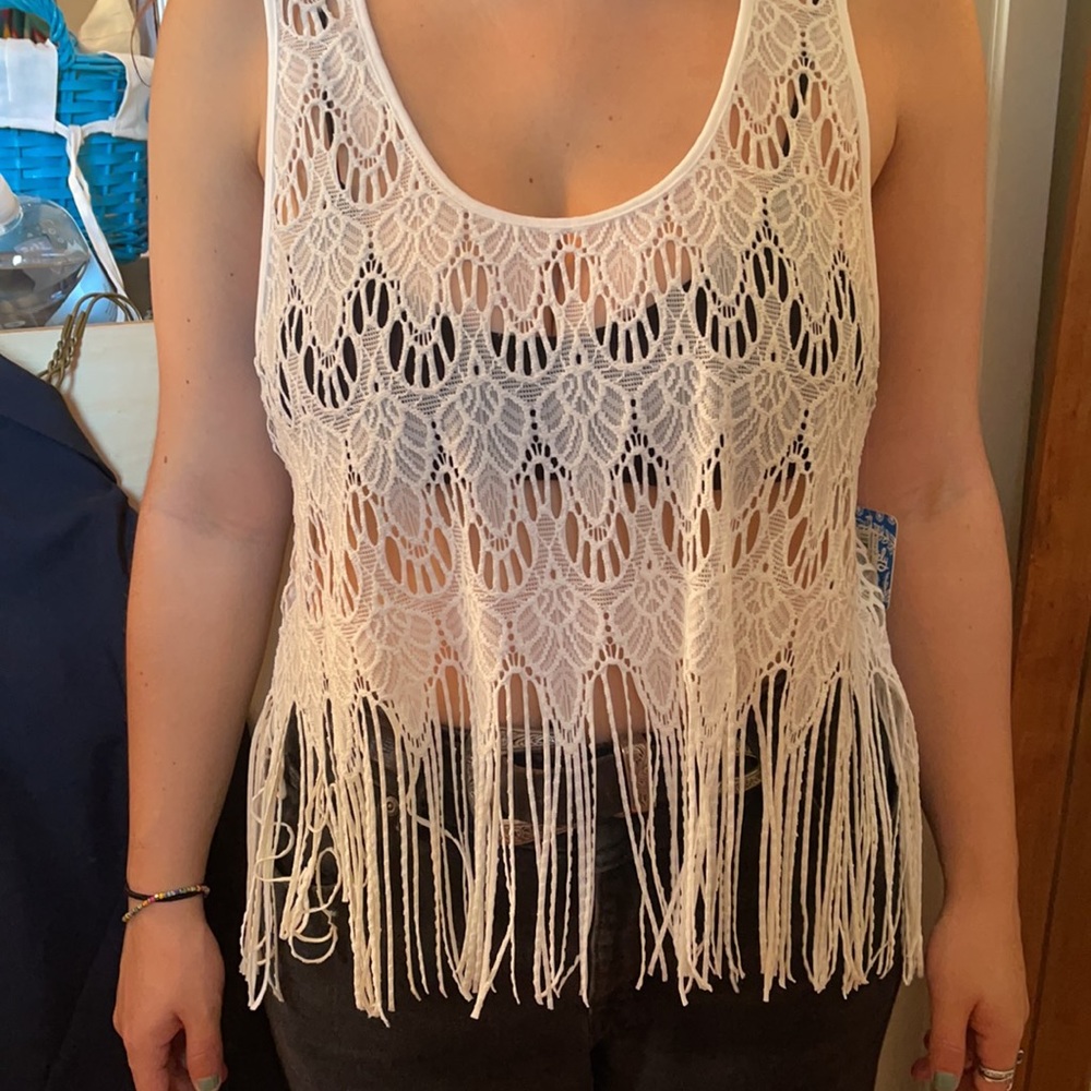 Free people lace shirt - new with tags!